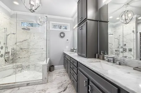 Glass Finish Bathroom Remodeling