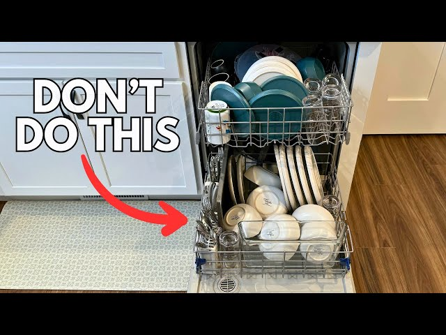Dishwasher overloading mistake