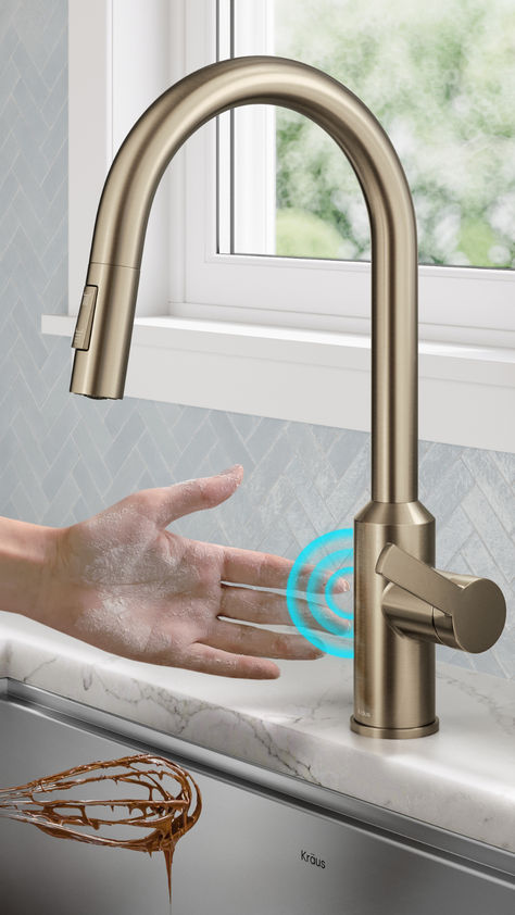 Touchless faucets for kitchen
