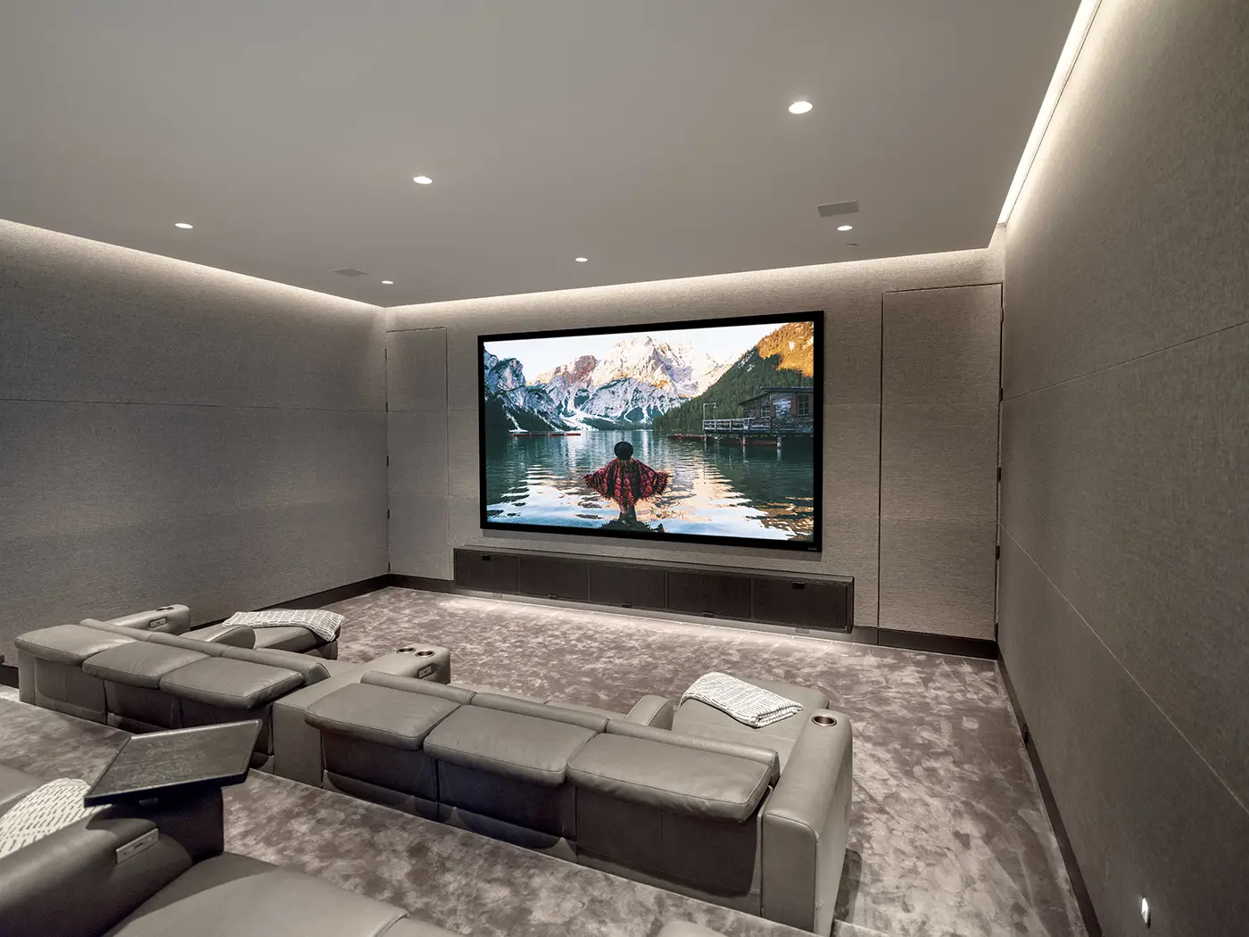 High-End Media Room