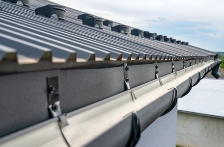 Completed Roof and Gutter Installation