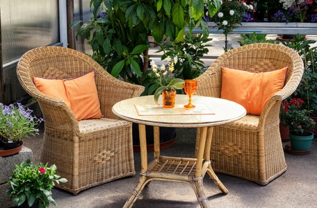Completed Outdoor Living Area with Kitchen