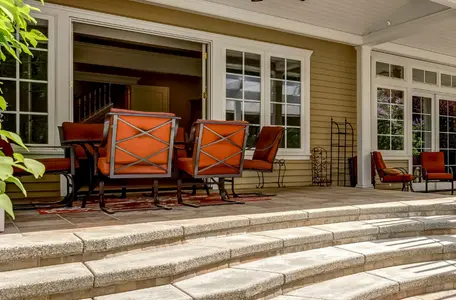 Deck and Outdoor Kitchen Construction Progress