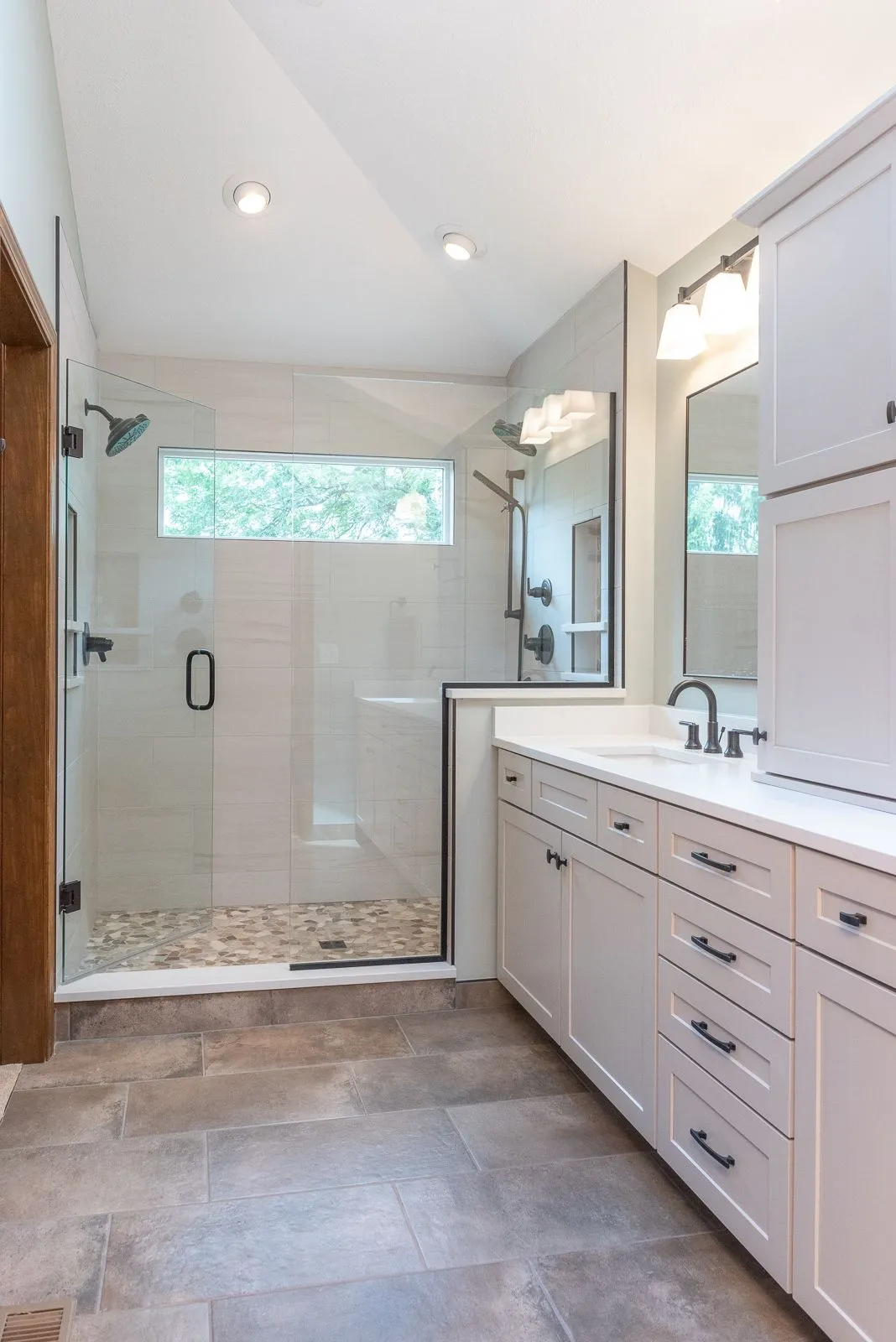 Frameless Glass Shower Enclosure Installation in The Woodlands, Texas