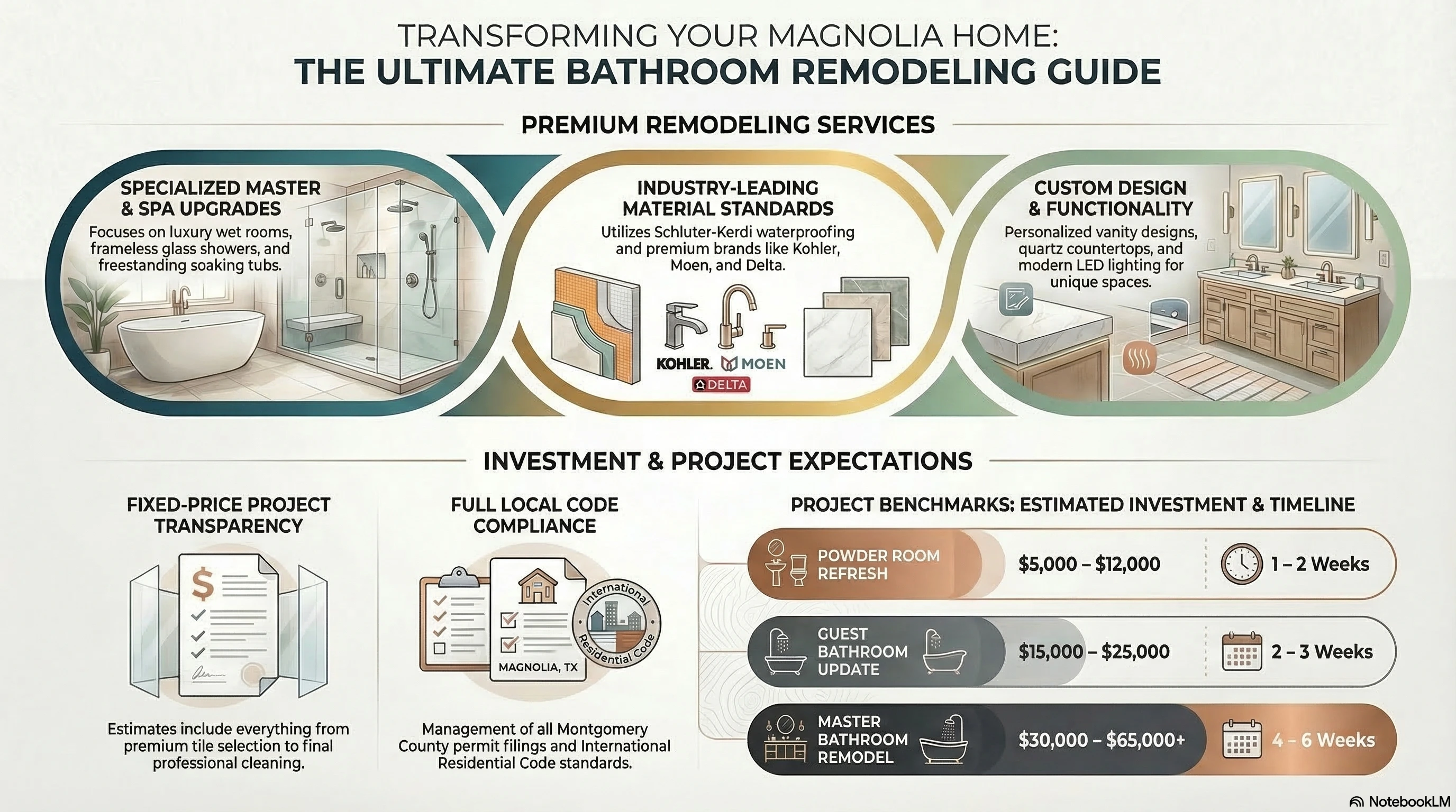 Bathroom Remodeling Services in Magnolia, Texas