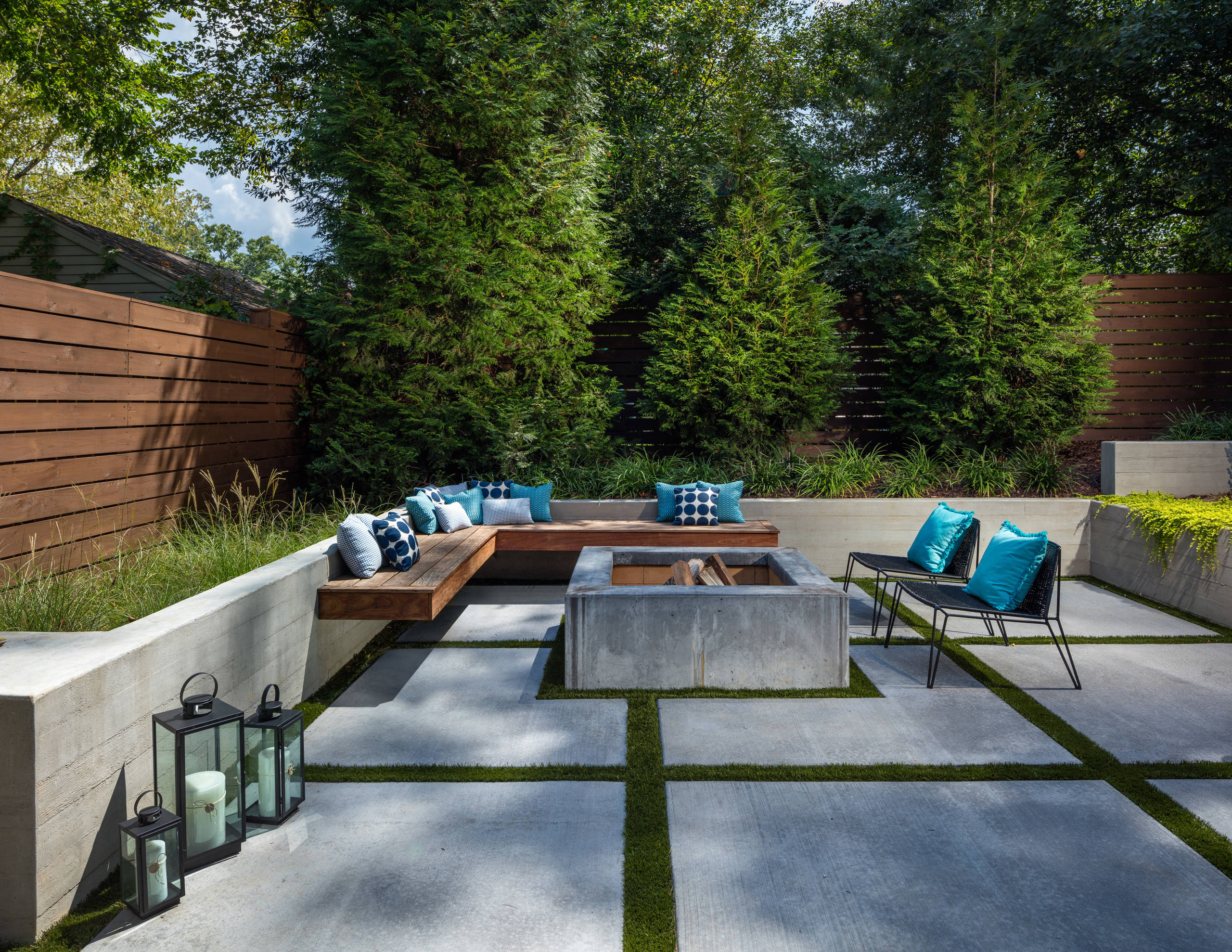 Concrete Patio in Shenandoah, Texas