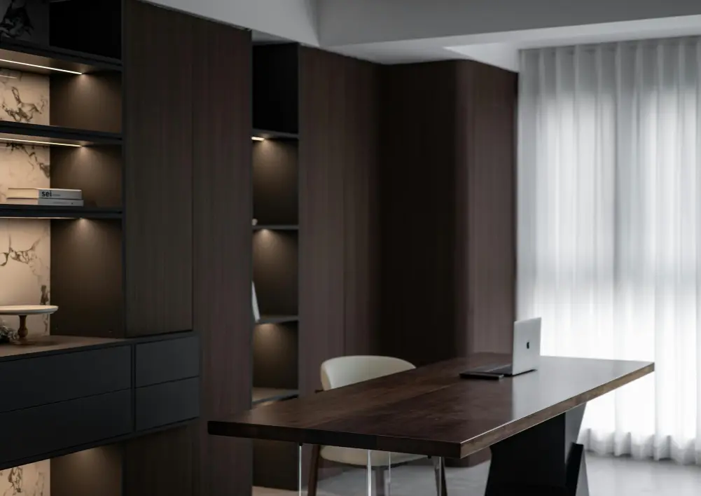 Home office custom cabinets