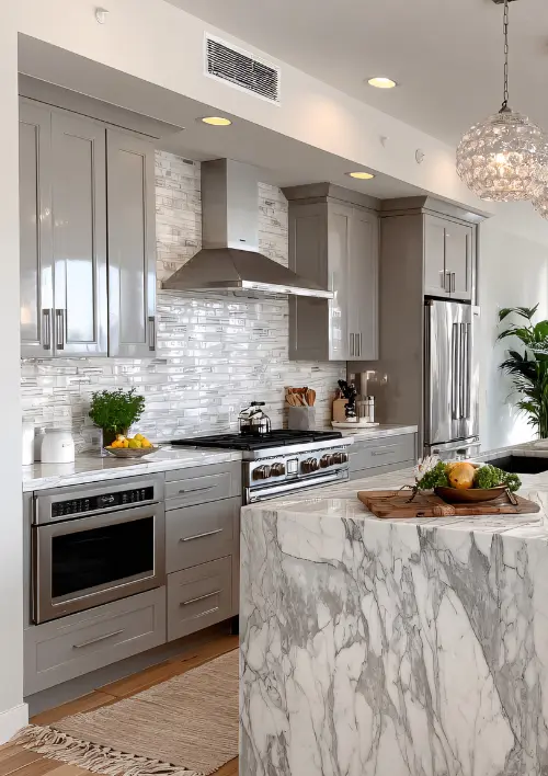 Modern Kitchen Custom Cabinets