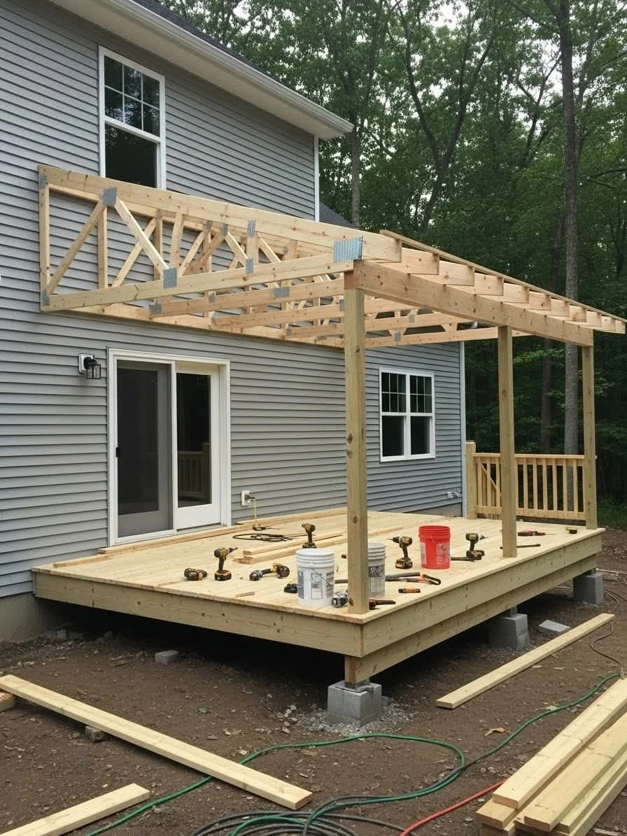 Deck Construction and Replacement in Kingspoint Kingwood Texas