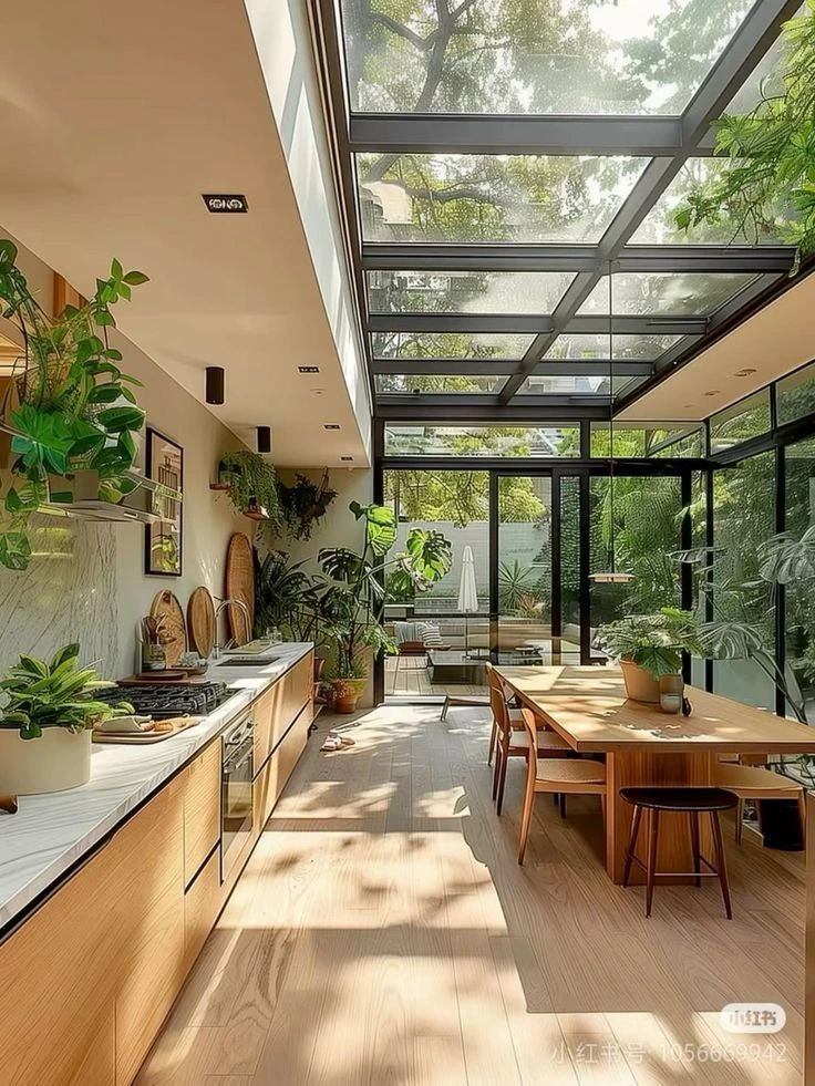 Sunroom with Outdoor Kitchen and Living Integration in Tomball, Texas